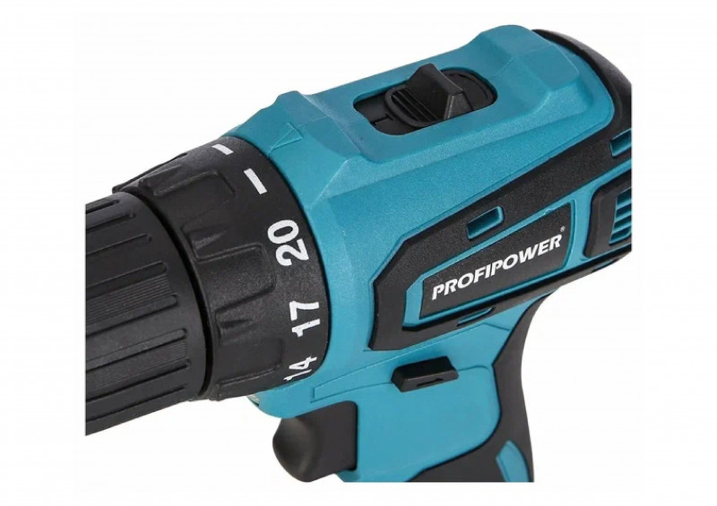 Дрель акк. 18В MKBL-18B Бесщеточный (45Нм/2,0Ач/2акк./Li-ion/кейс) PROFIPOWER