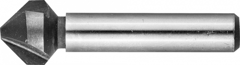 Зенкер конусный диаметр 16.5 длина 60мм сталь P6M5 для раззенковки М8 ЗУБР