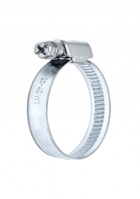 Хомут червячный 32-50мм цинк
