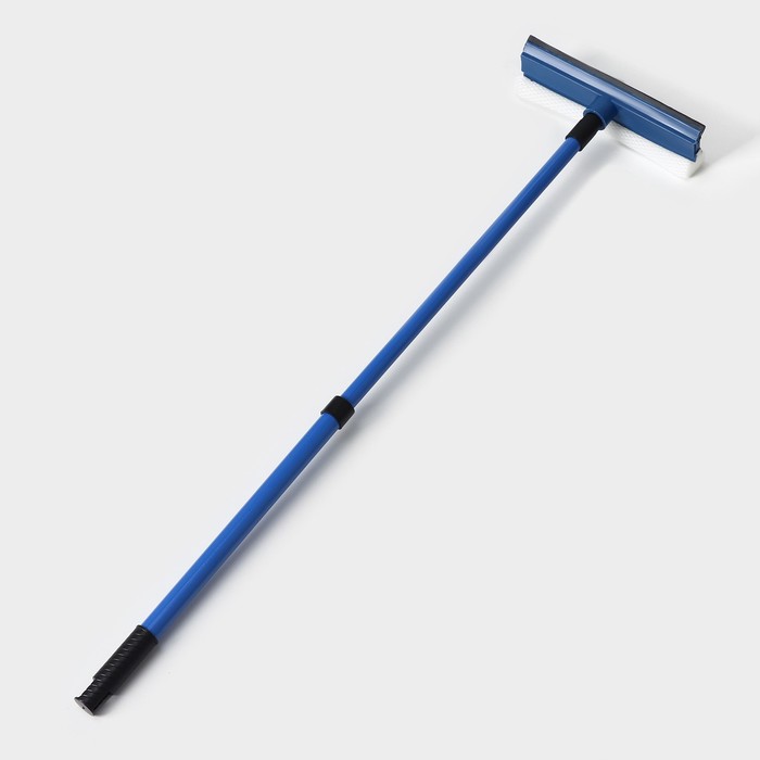 Окномойка с телескопической металлической окрашенной ручкой и сгоном 20х49(79)см
