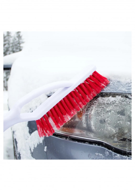 Щетка авто со скребком телескопическая 90-120см Skyway