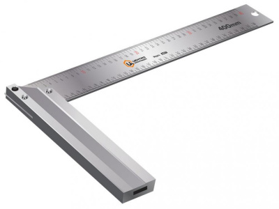 Угольник алюминиевый 400мм ЦИ