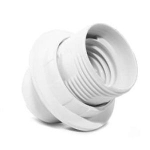 Патрон с приж.кольцом плстик Е27 250В Universal